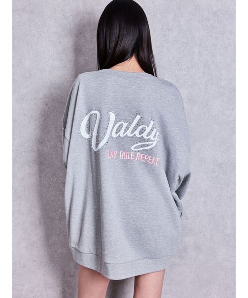 GYDA（ジェイダ）の「Valdy studded bijouスウェットトップス（スウェット・レディース・グレー/ブラック/オフホワイト・FREE）」の14枚目の写真