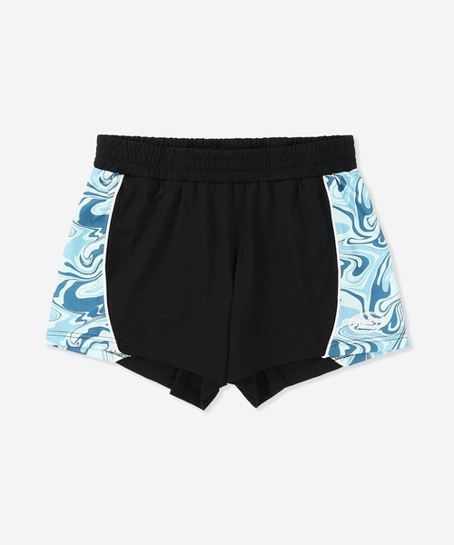 Hurley （ハーレー）の「【Hurley:ハーレー】レディースボードショーツ　水着　UPF50+　ジム　フィットネス　ヨガ　PIPING BOADSHORTS（水着・レディース・ブラック/カーキブラウン/ブルー/ピンク・SMALL/MEDIUM）」の3枚目の写真