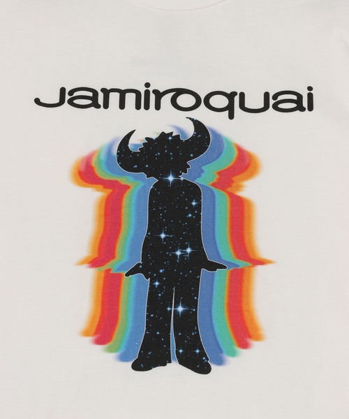 BAYFLOW(ベイフロー)の「【Jamiroquai(ジャミロクワイ)】プリントTシャツ(Tシャツ/カットソー・メンズ・ホワイト/ネイビー・MEDIUM/LARGE)」の5枚目の写真