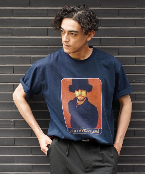 BAYFLOW(ベイフロー)の「【Jamiroquai(ジャミロクワイ)】プリントTシャツ(Tシャツ/カットソー・メンズ・ホワイト/ネイビー・MEDIUM/LARGE)」の10枚目の写真