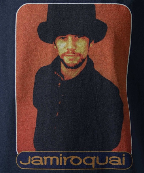 BAYFLOW(ベイフロー)の「【Jamiroquai(ジャミロクワイ)】プリントTシャツ(Tシャツ/カットソー・メンズ・ホワイト/ネイビー・MEDIUM/LARGE)」の15枚目の写真