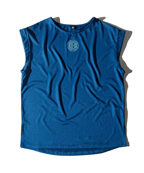 ELDORESO(エルドレッソ)の「Roll Up Sleeveless / ロールアップ スリーブレス(Tシャツ/カットソー・メンズ・ネイビー・SMALL)」の1枚目の写真