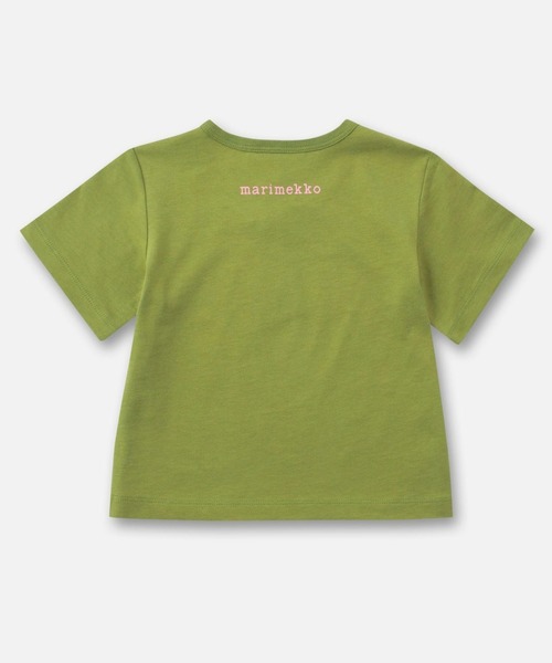 marimekko(マリメッコ)の「【Kids】Tonni Unikko Logo I / t-shirt(Tシャツ/カットソー・キッズ・グリーン・80)」の2枚目の写真