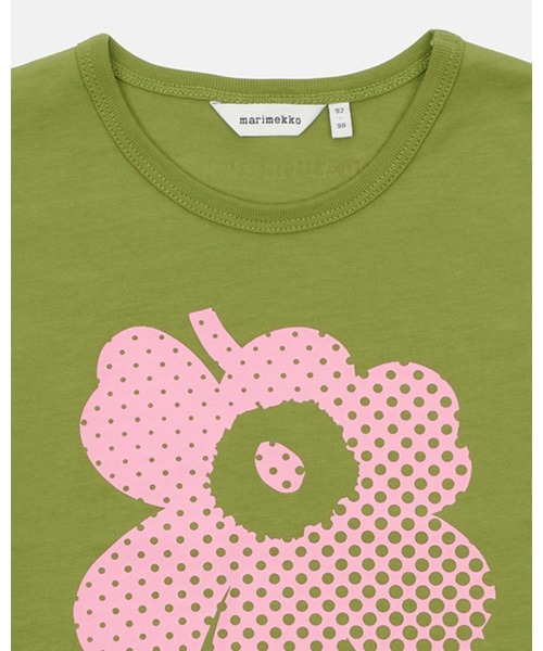 marimekko(マリメッコ)の「【Kids】Tonni Unikko Logo I / t-shirt(Tシャツ/カットソー・キッズ・グリーン・80)」の3枚目の写真