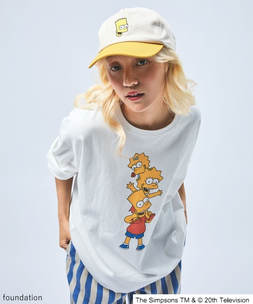 niko and...(ニコアンド)の「【THE SIMPSONS / シンプソンズ】アソートTシャツ(Tシャツ/カットソー・レディース・オレンジ/オフホワイト/ナチュラル・FREE)」の2枚目の写真