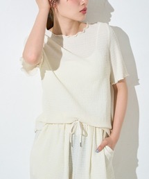シャーリングメロー半袖Tシャツ/セットアップ対応