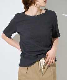 シャーリングメロー半袖Tシャツ/セットアップ対応