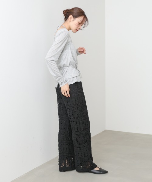 Bab(バブ)の「クロシェパンツ(その他パンツ・レディース・ブラック/ホワイト系その他・FREE)」の22枚目の写真