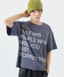 MSG | ショート丈ロゴプリントTシャツ 半袖(Tシャツ/カットソー)