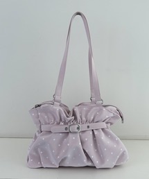 frunco（フランコ）の「【ZOZOTOWN限定】ドット柄ギャザーベルトショルダーバッグ（ショルダーバッグ）」