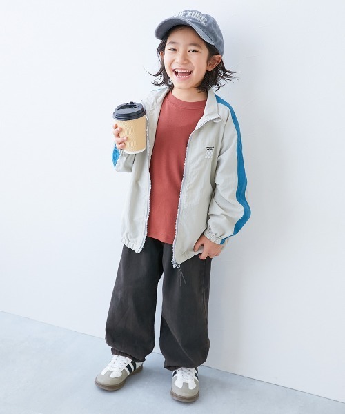 devirock(デビロック)の「ヴィンテージ風 ルーズタックパンツ(その他パンツ・キッズ・ブラウン/スミクロ/グレー系・130cm/120cm/110cm/100cm/160cm/140cm/150cm)」の7枚目の写真