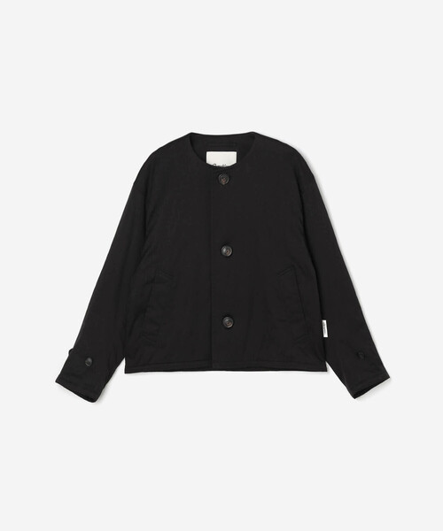 GYMPHLEX（ジムフレックス）の「Gymphlex | ストレッチツイル カラーレスジャケット WOMEN（ノーカラージャケット・レディース・ブラック・14）」の12枚目の写真