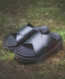 クロスストラップ 厚底サンダル/ Cross Strap Platform Sandals