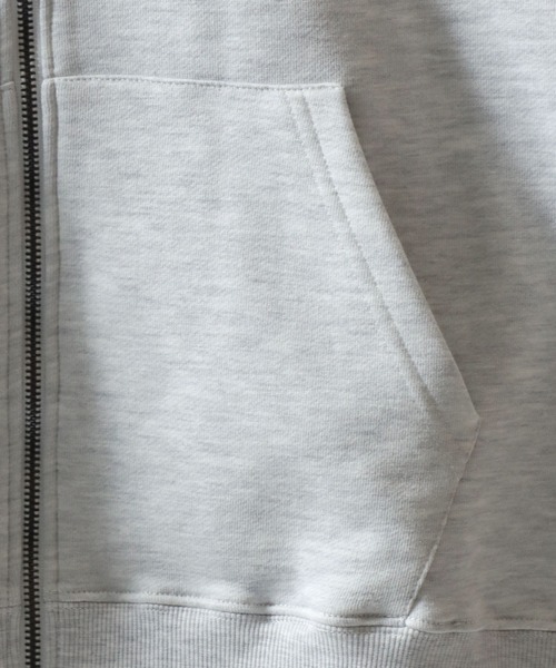 SITRY(シトリー)の「Dog Flock Print Sweat Zip Hoodie/アニマル 犬 バックプリント フロッキープリント オーバーサイズ ダブルジップ ヘビーウェイト 裏毛 スウェット フルジップパーカー フーディー パーカー レディース メンズ(パーカー・メンズ・ダークグリーン/アッシュ/ブラック・M/L)」の15枚目の写真