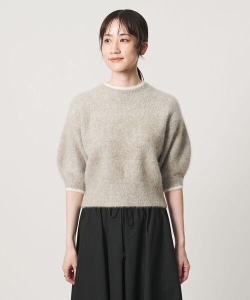 UNITED ARROWS(ユナイテッドアローズ)の「フォックスカシミヤ パフスリーブ スパンコール ニット(ニット/セーター・レディース・グレー/その他2・FREE)」の13枚目の写真