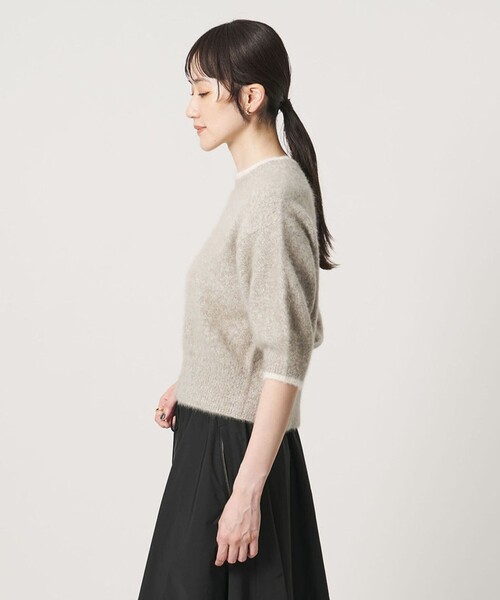 UNITED ARROWS(ユナイテッドアローズ)の「フォックスカシミヤ パフスリーブ スパンコール ニット(ニット/セーター・レディース・グレー/その他2・FREE)」の15枚目の写真