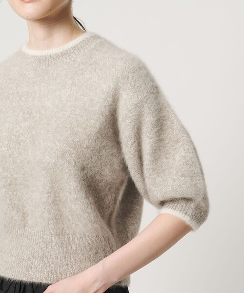 UNITED ARROWS(ユナイテッドアローズ)の「フォックスカシミヤ パフスリーブ スパンコール ニット(ニット/セーター・レディース・グレー/その他2・FREE)」の16枚目の写真