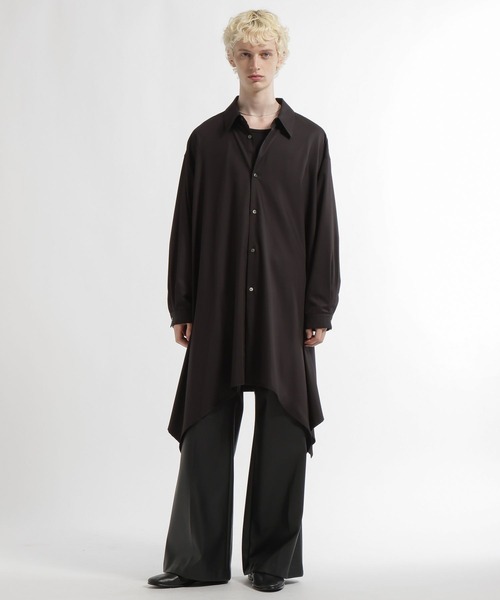 HARE(ハレ)の「【合成皮革】レザーワイドフレアパンツ(HARE)(スラックス・メンズ・ブラック/グレー/レッド・SMALL/MEDIUM/LARGE)」の14枚目の写真