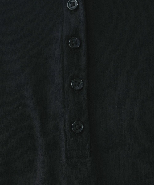 GLOBAL WORK（グローバルワーク）の「サラサラヘンリーネック長袖プルオーバー/1017895（Tシャツ/カットソー・レディース・ブラック/ワインレッド/ブルー系その他4/ライトグレー/ホワイト/ピンク系その他4・MEDIUM/LARGE）」の15枚目の写真
