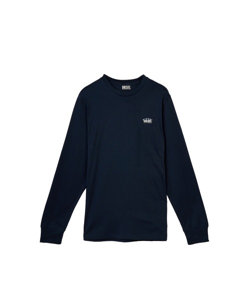 DIESEL（ディーゼル）の「メンズ 長袖Tシャツ T-JUST-LS-SITUATION（Tシャツ/カットソー・メンズ・ホワイト/ネイビー/ブラック・XXX-LARGE/XX-LARGE/MEDIUM/SMALL/X-SMALL）」の3枚目の写真