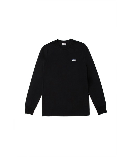 DIESEL（ディーゼル）の「メンズ 長袖Tシャツ T-JUST-LS-SITUATION（Tシャツ/カットソー・メンズ・ホワイト/ネイビー/ブラック・XXX-LARGE/XX-LARGE/MEDIUM/SMALL/X-SMALL）」の2枚目の写真
