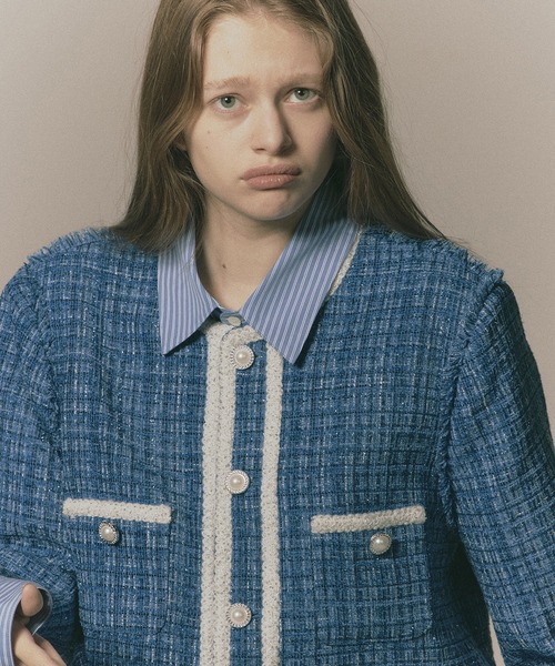 DISCOVERED(ディスカバード)の「HOMMAGE JACKET(ブルゾン・メンズ・ブルー/ブラック・1/3)」の2枚目の写真