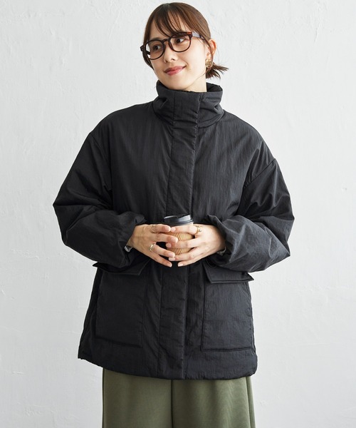 ikka(イッカ)の「sorona(R)撥水軽量コート(その他アウター・レディース・ブラック/ライトグレー/ブラウン・M/L)」の9枚目の写真
