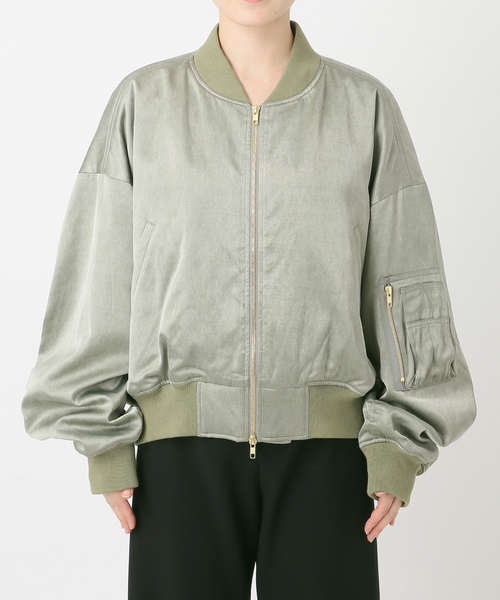 PROVOKE (プロヴォーク)の「【PROVOKE/プロヴォーク】pigment short MA-1 KHAKI(MA-1・レディース・カーキ・FREE)」の18枚目の写真