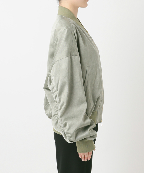 PROVOKE (プロヴォーク)の「【PROVOKE/プロヴォーク】pigment short MA-1 KHAKI(MA-1・レディース・カーキ・FREE)」の21枚目の写真