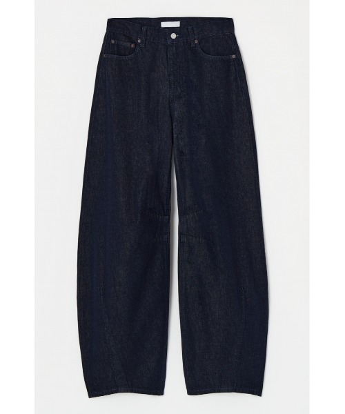 MOUSSY(マウジー)の「【26年AW新作】【再入荷】HORSESHOE BAGGY(デニムパンツ・レディース・ダークブルー/ワンウォッシュ・2/1/0)」の22枚目の写真