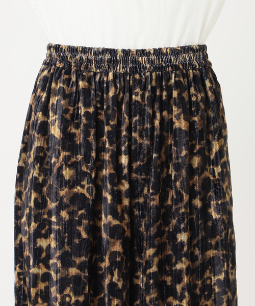 JOURNAL STANDARD(ジャーナルスタンダード)の「ベロアレオパードドロストパンツ(その他パンツ・レディース・ベージュ系その他・FREE)」の20枚目の写真