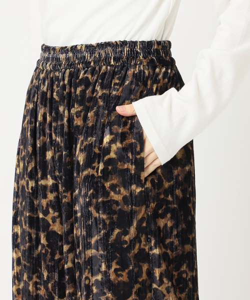 JOURNAL STANDARD(ジャーナルスタンダード)の「ベロアレオパードドロストパンツ(その他パンツ・レディース・ベージュ系その他・FREE)」の21枚目の写真