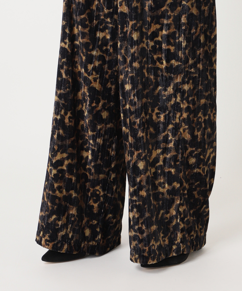JOURNAL STANDARD(ジャーナルスタンダード)の「ベロアレオパードドロストパンツ(その他パンツ・レディース・ベージュ系その他・FREE)」の22枚目の写真
