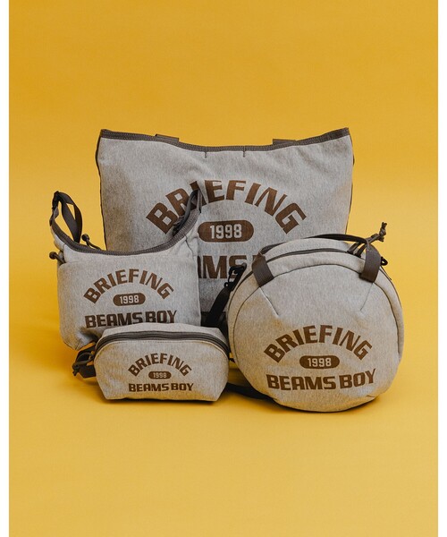 BRIEFING(ブリーフィング)の「【別注】BRIEFING × BEAMS BOY / スウェット ヘルメット バッグ(ショルダーバッグ・レディース・グレー・ONE SIZE)」の10枚目の写真