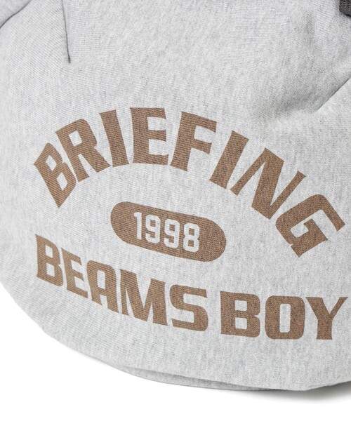 BRIEFING(ブリーフィング)の「【別注】BRIEFING × BEAMS BOY / スウェット ヘルメット バッグ(ショルダーバッグ・レディース・グレー・ONE SIZE)」の3枚目の写真
