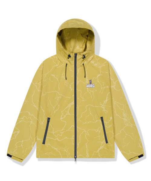 3L CRACK WINDBREAKER (YELLOW)（ナイロンジャケット）｜WKNDRS