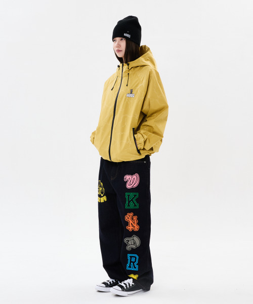 WKNDRS（ウィーキャンドース）の「3L CRACK ウィンドブレーカー (イエロー)（ナイロンジャケット・レディース・その他・MEDIUM/LARGE/X-LARGE）」の9枚目の写真