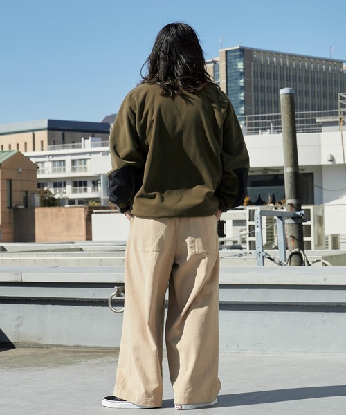 WILD THINGS(ワイルドシングス)の「WILD THINGS/ワイルドシングスPOLARTEC JACKET POLARTEC WIND PRO ダブルジップ ポーラーテック フリースジャケット(ブルゾン・メンズ・オリーブ・M)」の4枚目の写真