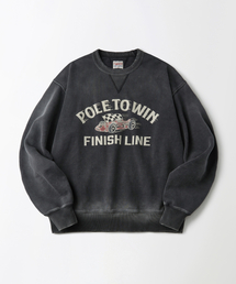 OUTSTANDING（アウトスタンディング）の「MOT スウェット(POLE TO WIN)_チャコール（スウェット）」