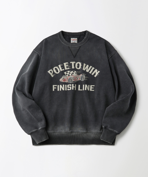 OUTSTANDING(アウトスタンディング)の「MOT スウェット(POLE TO WIN)_チャコール(スウェット・メンズ・その他・MEDIUM/LARGE/X-LARGE)」の1枚目の写真
