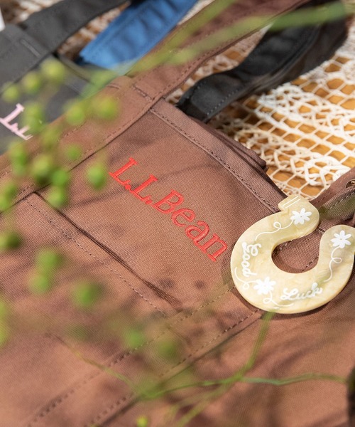 ROSE BUD(ローズバッド)の「(L.L. Bean)GROCERY TOTE BAG(トートバッグ・レディース・チャコール/ブルー/バーガンディー/ブラウン・ONE SIZE)」の9枚目の写真
