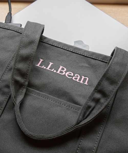 ROSE BUD(ローズバッド)の「(L.L. Bean)GROCERY TOTE BAG(トートバッグ・レディース・チャコール/ブルー/バーガンディー/ブラウン・ONE SIZE)」の11枚目の写真
