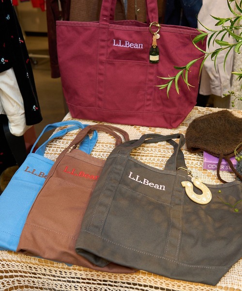 ROSE BUD(ローズバッド)の「(L.L. Bean)GROCERY TOTE BAG(トートバッグ・レディース・チャコール/ブルー/バーガンディー/ブラウン・ONE SIZE)」の12枚目の写真