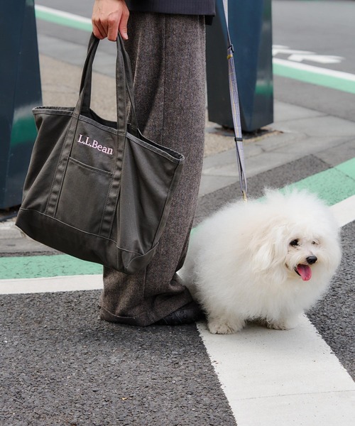 ROSE BUD(ローズバッド)の「(L.L. Bean)GROCERY TOTE BAG(トートバッグ・レディース・チャコール/ブルー/バーガンディー/ブラウン・ONE SIZE)」の17枚目の写真