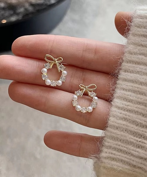 VIBGYOR（ヴィブジョー）の「【TUNE】リボンピアス（ピアス（両耳用）・レディース・その他5/その他2/その他1/その他4/その他3・FREE）」の12枚目の写真