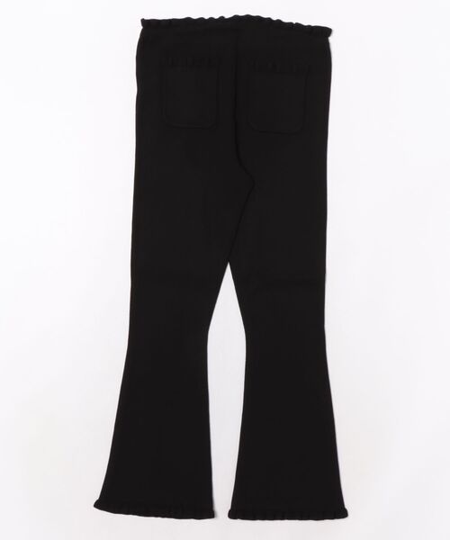 PROVOKE (プロヴォーク)の「FRILL HEM CROPPED KNIT PANTS(その他パンツ・レディース・ブラック/アイボリー・FREE)」の11枚目の写真