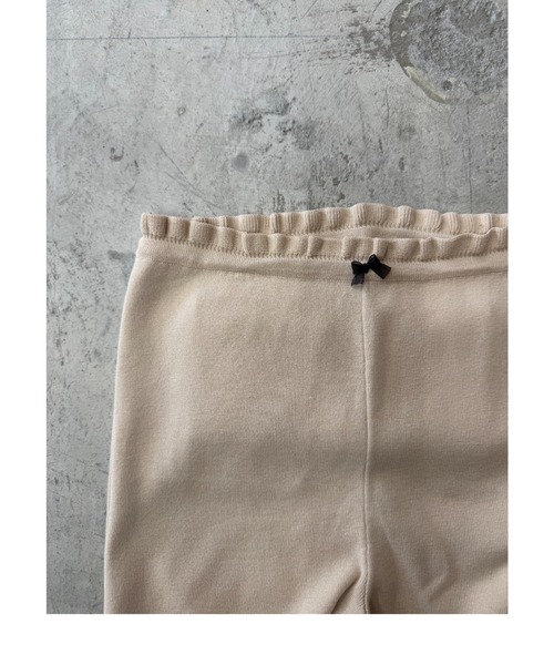 PROVOKE (プロヴォーク)の「FRILL HEM CROPPED KNIT PANTS(その他パンツ・レディース・ブラック/アイボリー・FREE)」の5枚目の写真