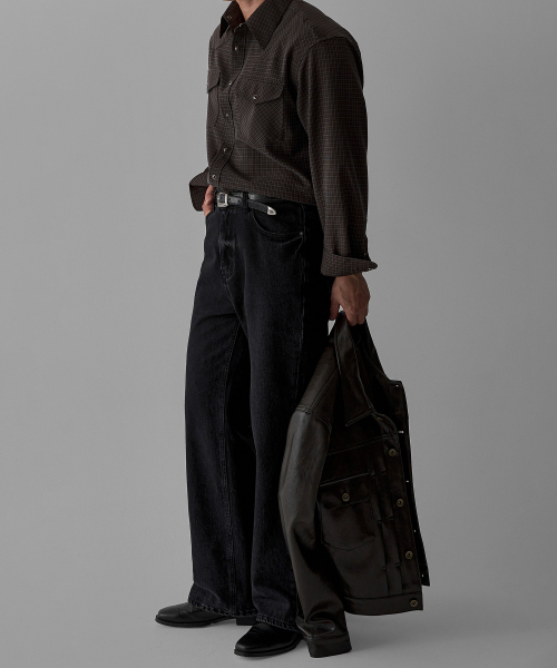 BOWLOW PRODUCT(バウロープロダクト)の「ストライプワンポケットクロップシャツ(シャツ/ブラウス・メンズ・その他・MEDIUM)」の5枚目の写真