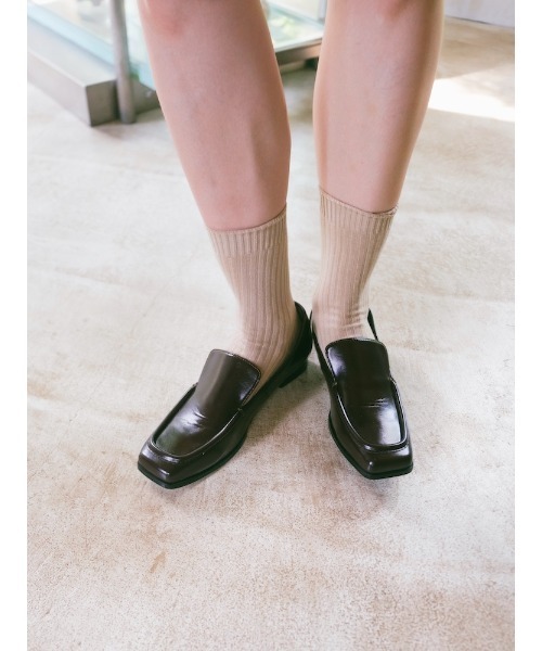 sahara（サハラ）の「Square Toe Loafer（ローファー・レディース・ブラウン/ブラック・L/M/S）」の18枚目の写真
