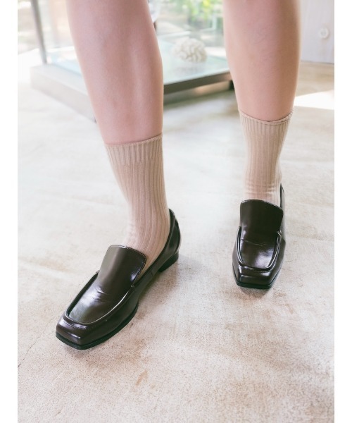sahara（サハラ）の「Square Toe Loafer（ローファー・レディース・ブラウン/ブラック・L/M/S）」の19枚目の写真